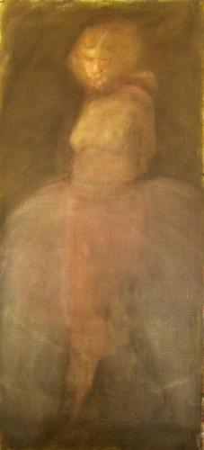 Danseuse - acrylique sur toile 64 X 145 cm 2003