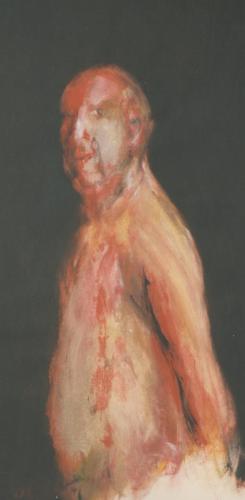 Latex 8 - acrylique sur papier tapisserie 53 X 110 cm 2001