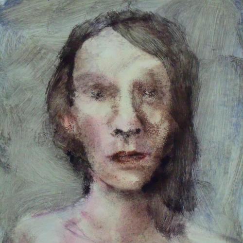 Visage 2- acrylique sur papier 30 X 30 cm 2012