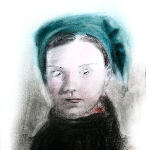 Enfant au bonnet bleu 